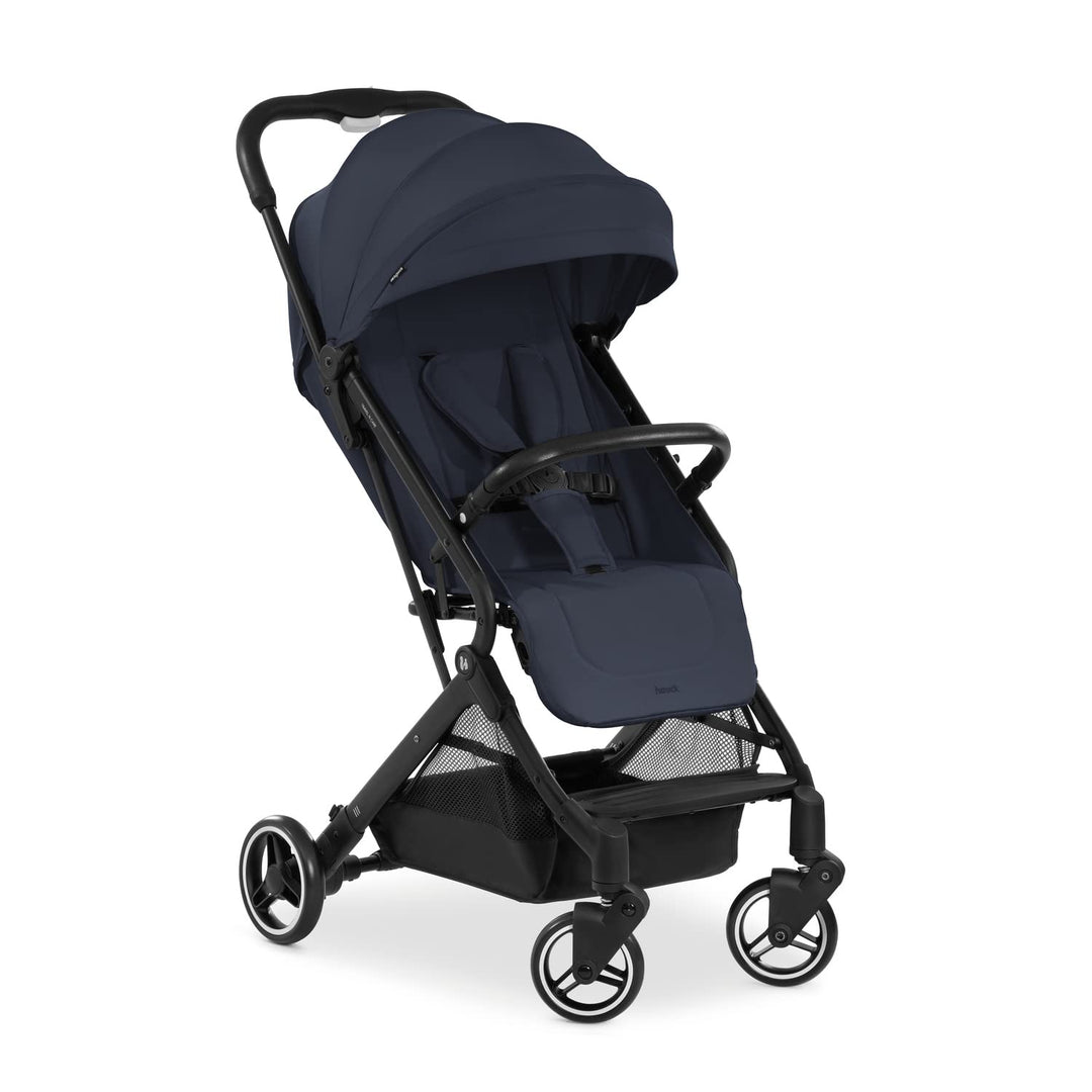 hauck Travel N Care, Dark Navy Blue - Reise Buggy für Kinder ab Geburt bis 22 kg - mit Liegefunktion