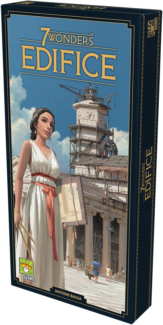 Asmodee | Repos Production | 7 Wonders – Edifice | Erweiterung | Kennerspiel | Strategiespiel | 3-7