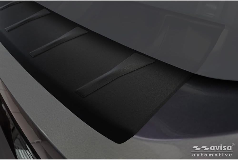 Avisa Matt-Schwarz Edelstahl Heckstossstangenschutz kompatibel mit Volkswagen ID.7 Tourer 2024- &