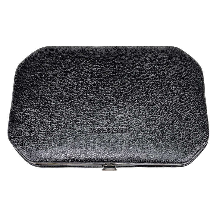 WINDROSE 10-teilig Maniküretui Beluga/Leder (Black), Black