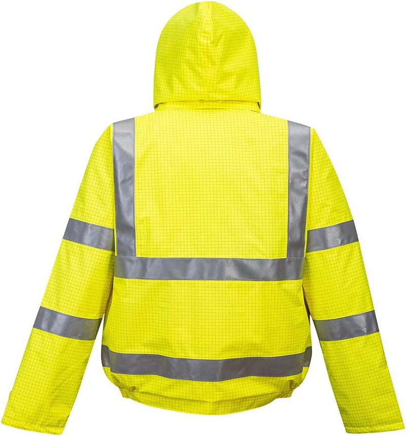 Bizflame Hi-Vis Bomber Jacket, colorYellow talla 4XL 4XL Gelb, 4XL Gelb