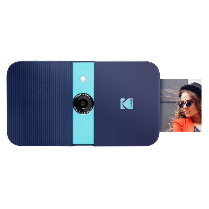 KODAK Smile Digital Sofortbildkamera mit 2x3 ZINK Drucker - HD-Qualität - 10MP, LCD Display, Micro S