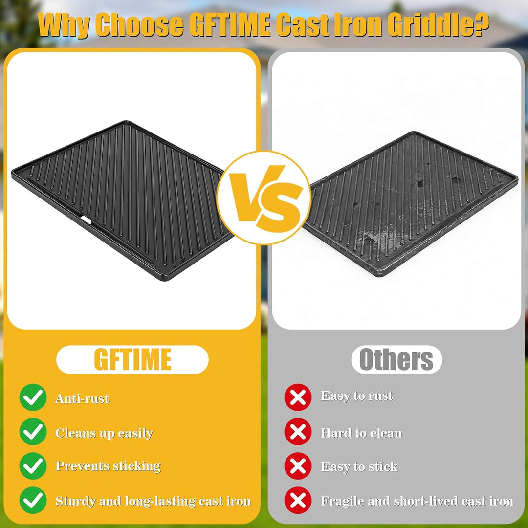 45x35cm Gusseisen Grillplatte für Rösle Videro G4-S, Rösle Allflame Prime 4, Grillpfanne Ersatzteil