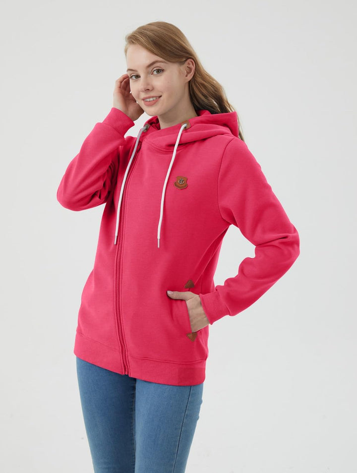 Newbestyle Jacke Damen Sweatjacke Vicky Zip Hoodie Pulli Oberteile Damen Kapuzenpullover Pullover mi