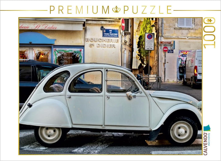 CALVENDO Puzzle Citroën 2CV - die Ente 1000 Teile Lege-Grösse 64 x 48 cm Foto-Puzzle Bild von Peter