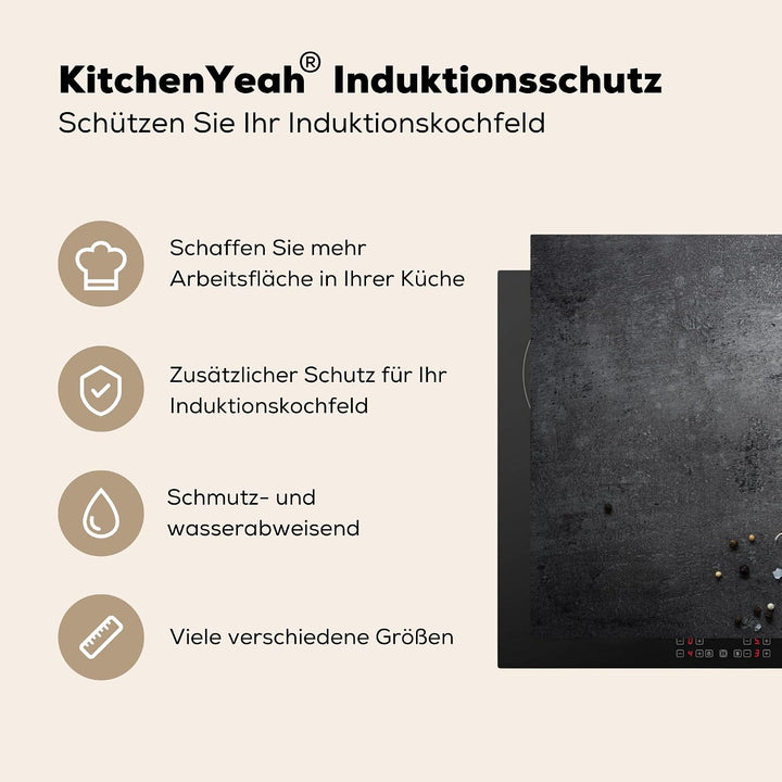 KitchenYeah© Herdabdeckplatte Einteilig Ceranfeld Abdeckplatte für Induktionsschutz Ceranfeldabdecku