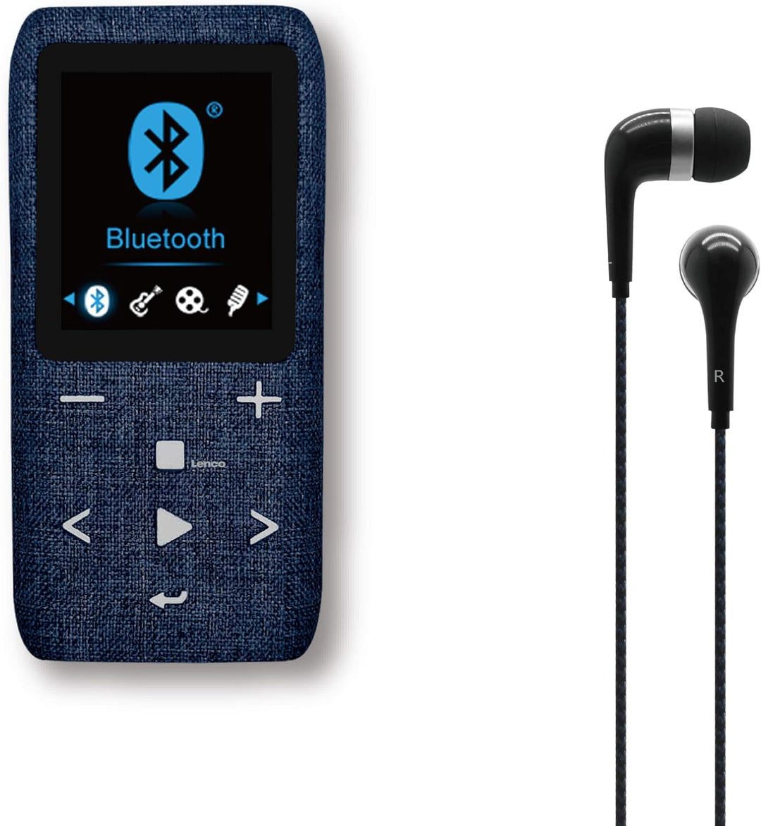 Lenco Xemio-861 - Bluetooth MP3 Player - 8GB Micro-SD Karte - Bluetooth - FM-Radio - Sprachmemo Funk
