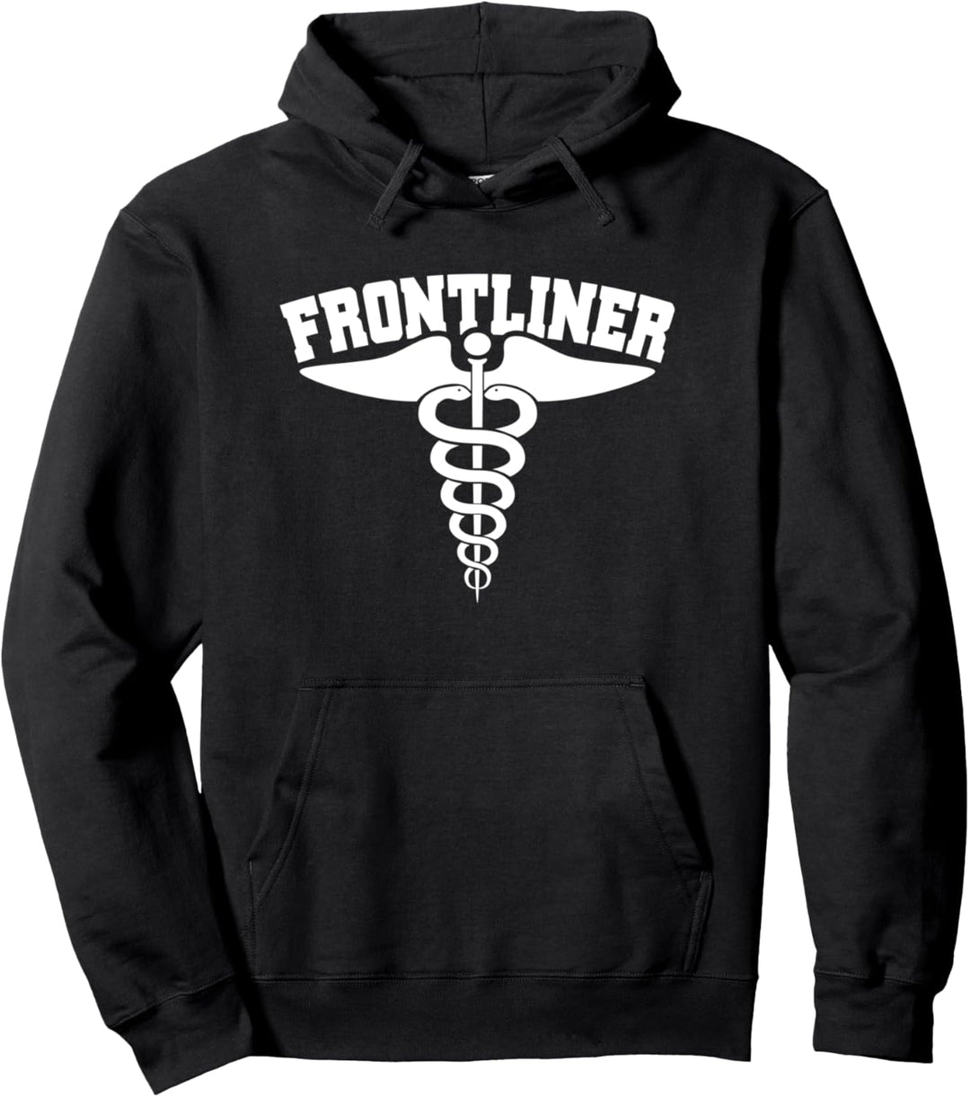 Frontliner Krankenschwester Arzt Held An Vorderster Front Pullover Hoodie