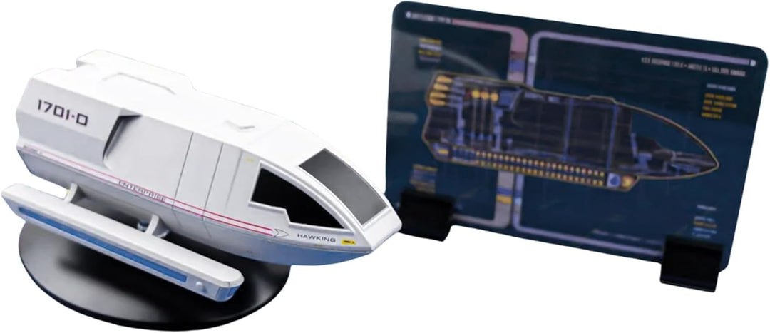 Eaglemoss Sguttel Model Set 2 Type 6 Shuttle, Captains Yacht Calypso