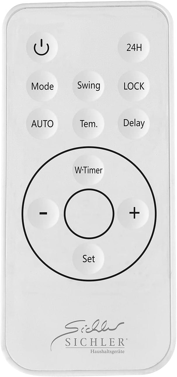 Sichler Haushaltsgeräte Wandheizung: Keramik Wandheizlüfter mit digitalem Thermostat, Oszillation, 2