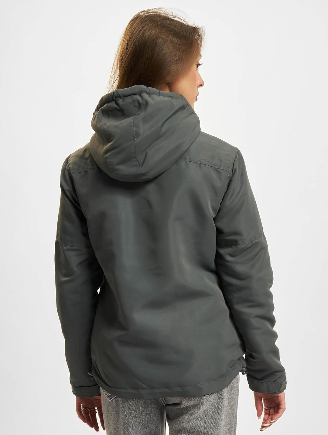 Brandit Damen Zipper Ladies Windbreaker frontzip, Anthrazit