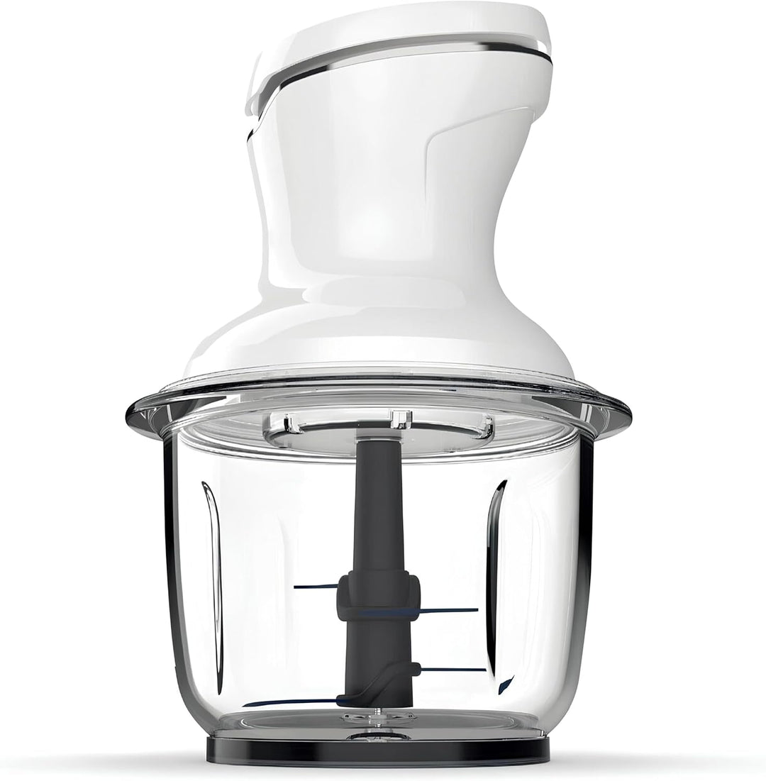 SHOV Mini Zerkleinerer Ein-Hand-Bedientaste, 700ml Glasbehälter, Gemüsezerkleinerer, elektrischer Mi