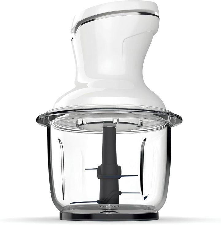 SHOV Mini Zerkleinerer Ein-Hand-Bedientaste, 700ml Glasbehälter, Gemüsezerkleinerer, elektrischer Mi
