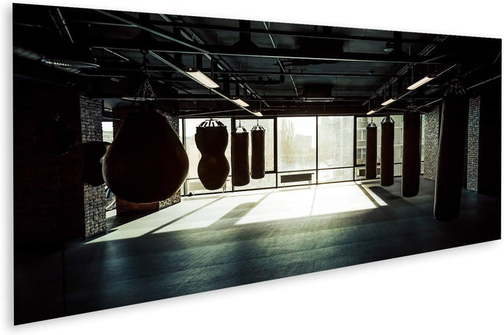 islandburner Bild auf Leinwand Moderner Fight Club Leere Boxsäcke Kampfsport Bilder Wandbilder Poste