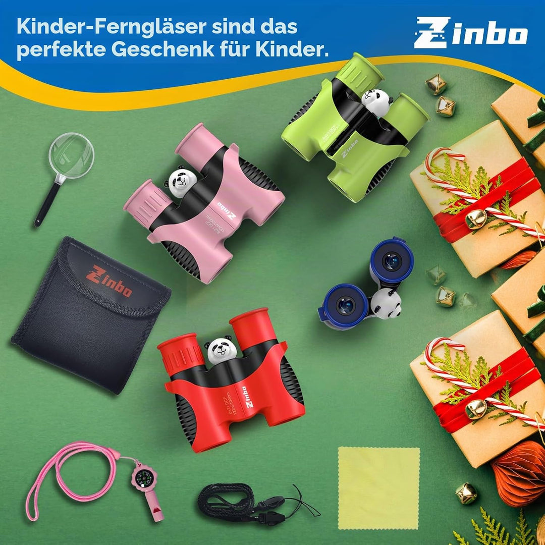 Fernglas für Kinder, Spielzeug für 3–12 Jahre alte Mädchen und Jungen, Vogelbeobachtung, Wandern, 4,