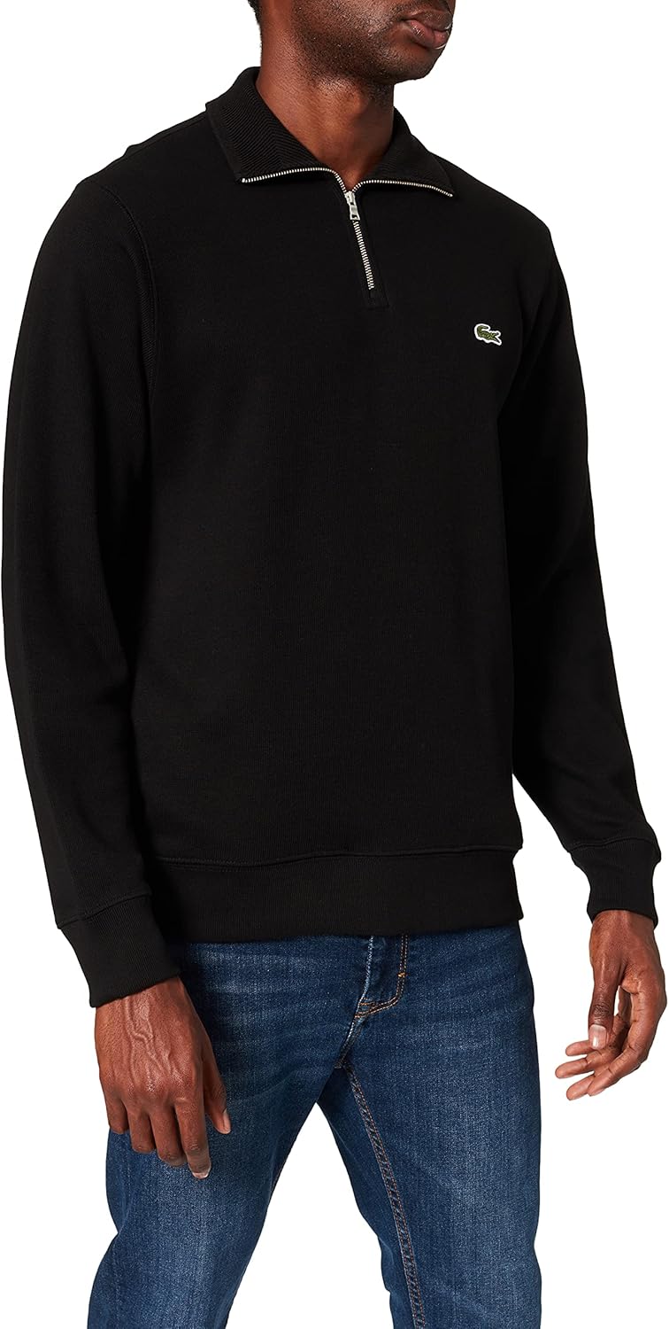 Lacoste Herren Sweatshirt M Noir, M Noir