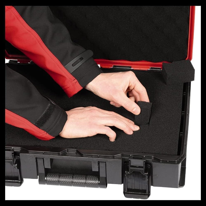 Einhell Systemkoffer E-Case S-F (für universelle Aufbewahrung von Werkzeug, 44x32x13 cm Aussenmasse,