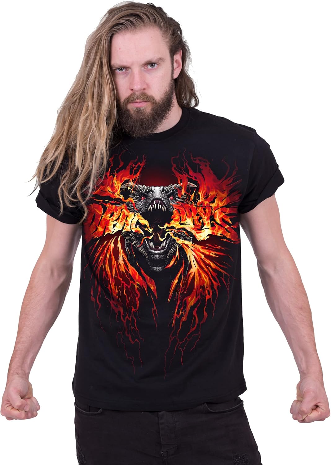 Spiral Herren T-Shirt 4XL Schwarz, 4XL Schwarz