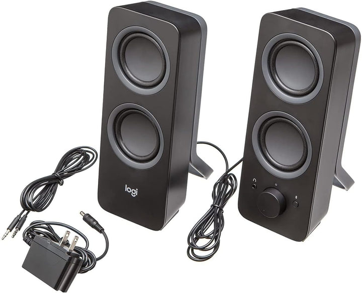 Logitech Z207 Kabellose PC-Lautsprecher, Bluetooth, Stereo Sound, 10 Watt Spitzenleistung, 3.5 mm Ei