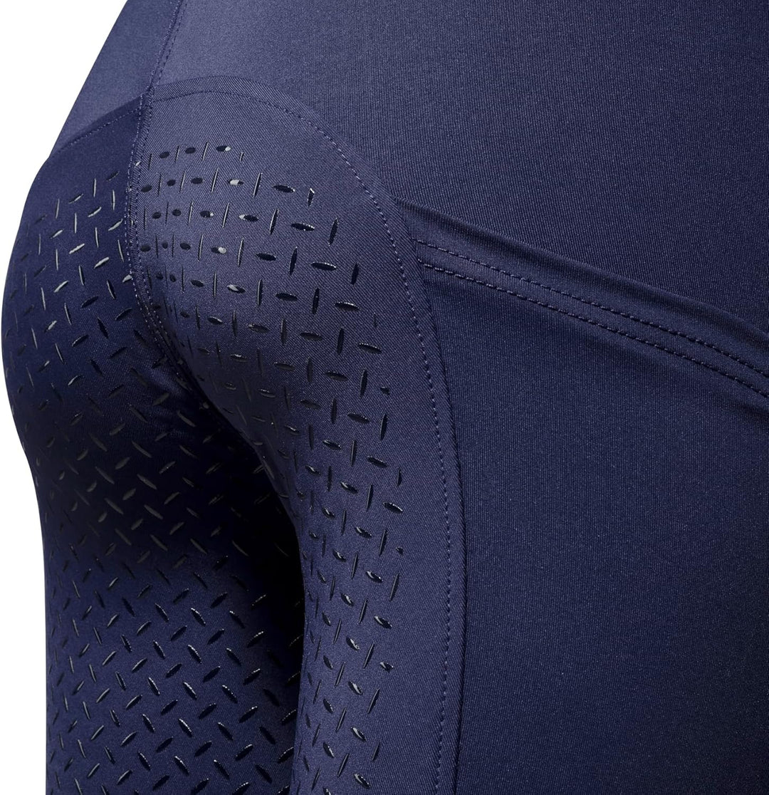 PFIFF 103100 Damen Reitleggings „Selina“ mit Handytasche M Blau, M Blau