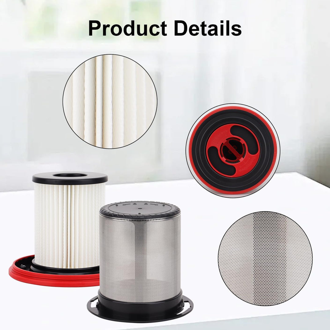 2 Stück Ersatzfilter für Bosch Unlimited Serie 7 Akku-Staubsauger, BSS715CARP/ BBS711W Ersatz Filter
