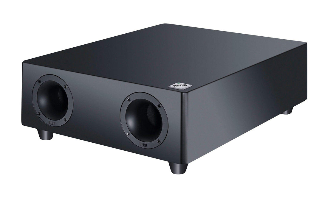 HECO Ambient Line 88 F, Aktiver Kompakt-Subwoofer - Kompakt, Aber leistungsstark Schwarz, Schwarz