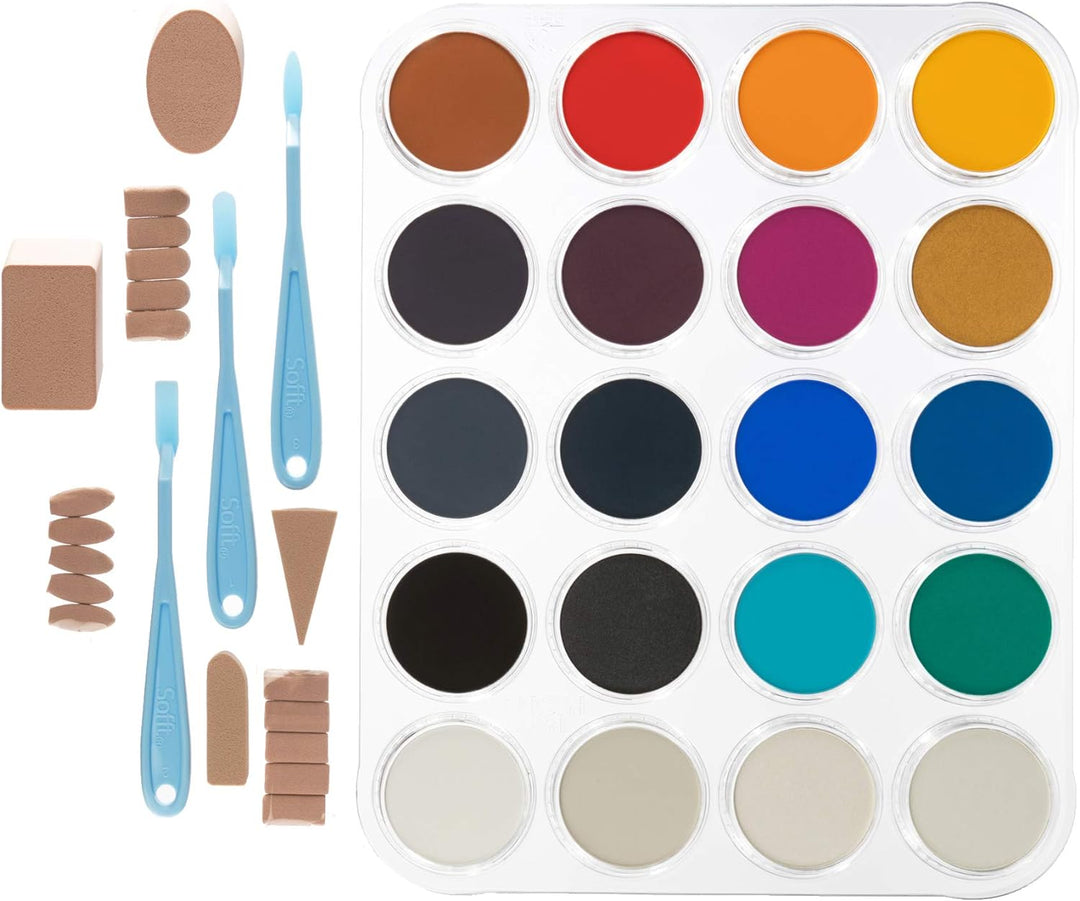 PanPastel General Painting Set with Joanne Barby 20 Colors + Palette & Tools (30251)