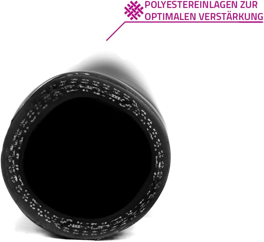 NovaNox® Superflex Silikonschlauch Drahteinlage Ø 13mm bis 54mm Grösse wählbar, Innendurchmesser:Ø 2