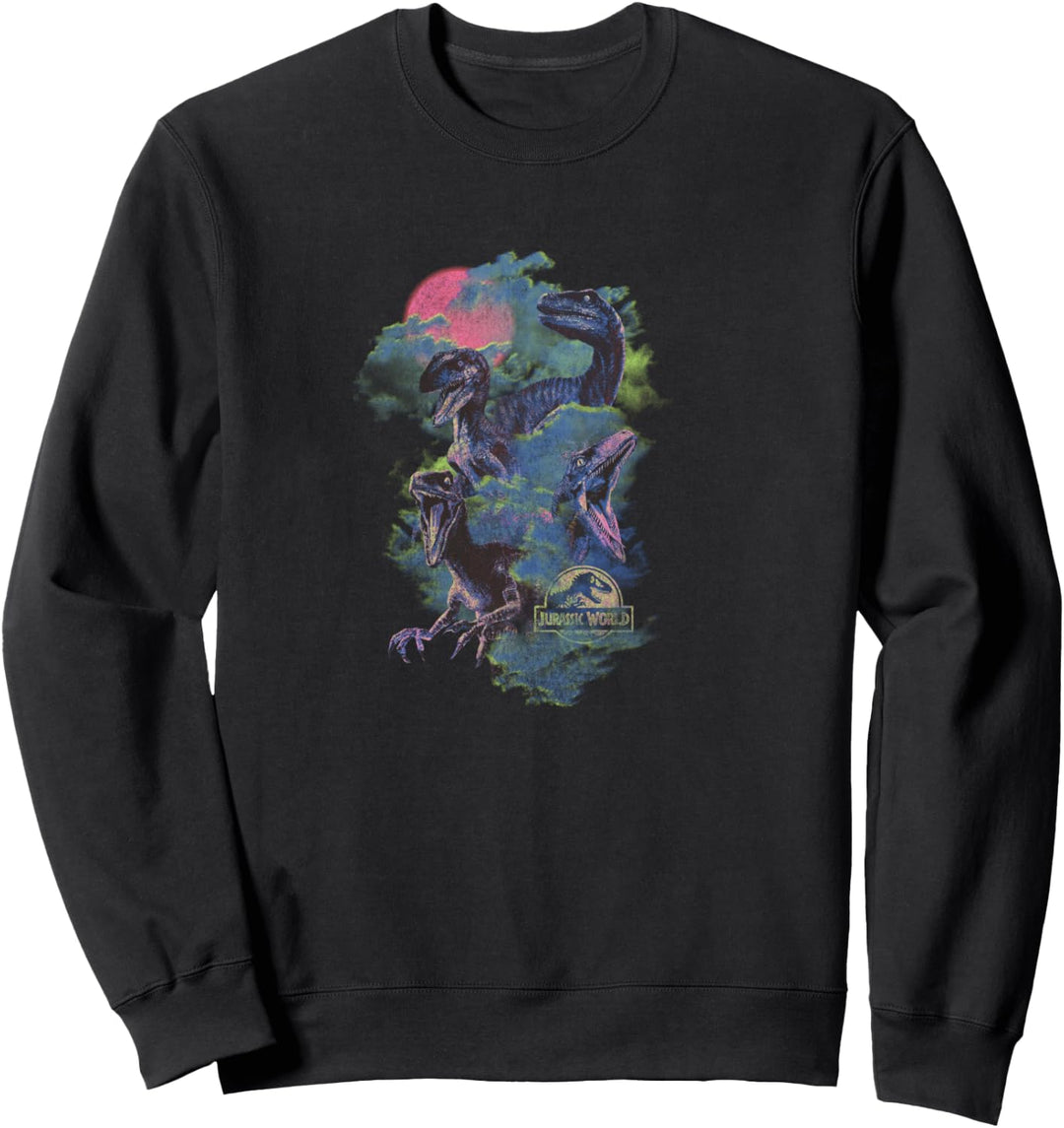 Jurassic World Velociraptors In The Clouds Sweatshirt