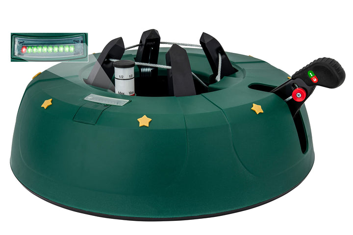 Star-Max Christbaumständer by F-H-S, Select 5, Farbe grün, mit patentierter LED Füllstandsanzeige,Mo