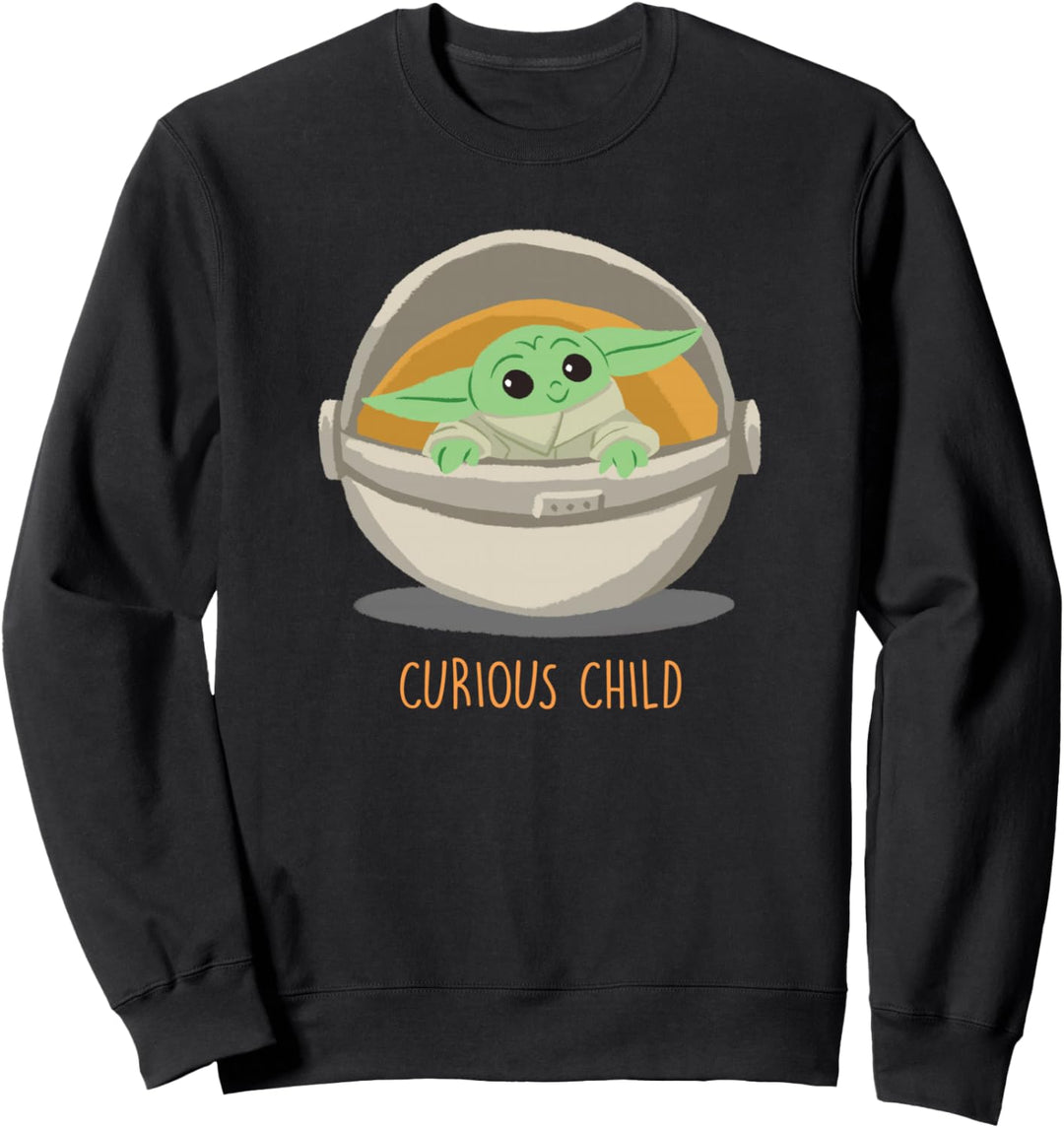 Star Wars The Mandalorian Curious Child Sweatshirt
