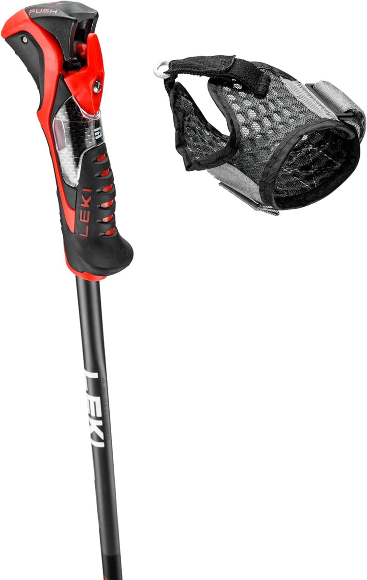 LEKI Airfoil 3D Skistöcke black-anthracite-red 110CM, black-anthracite-red 110CM