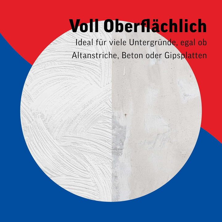 Profi Fassadenfarbe, weiss, 10 Liter, matte, wasserabweisende Aussen-Dispersion, hohe Wasserdampfdur