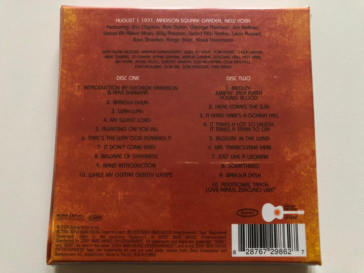The Concert for Bangladesh, Audio-CD