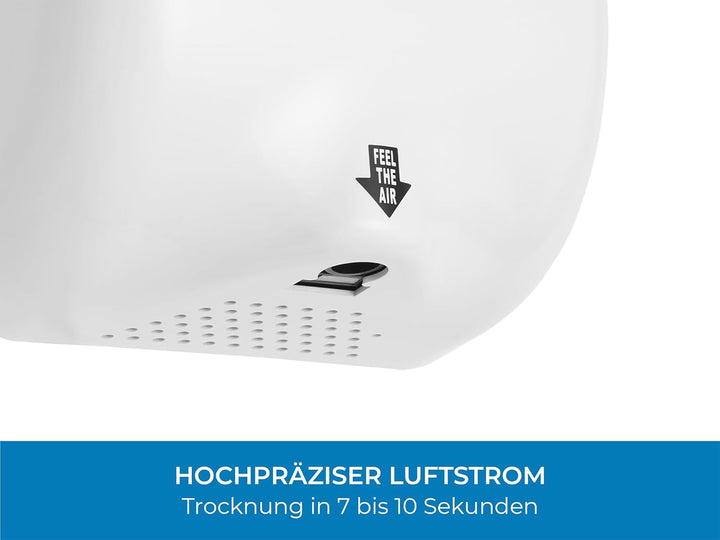 Bremmer Generic Turbo Handtrockner with Hohe Geschwindigkeit, Niedrigenergie, Umweltfreundlich, Elek
