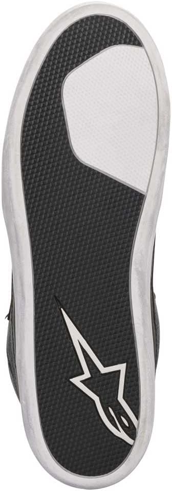 Alpinestars J-6 Canvas Motorradschuhe, wasserdicht 38 EU Schwarz, 38 EU Schwarz