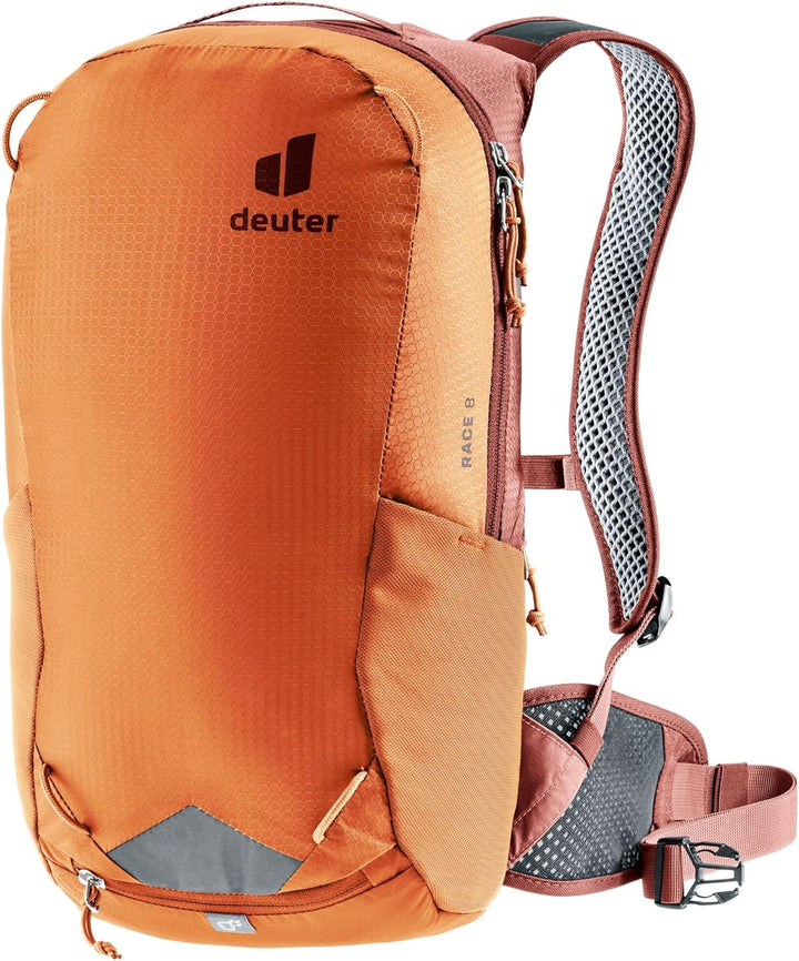 deuter Unisex Race 8 Fahrradrucksack (1er Pack) 8 L Chestnut-redwood, 8 L Chestnut-redwood