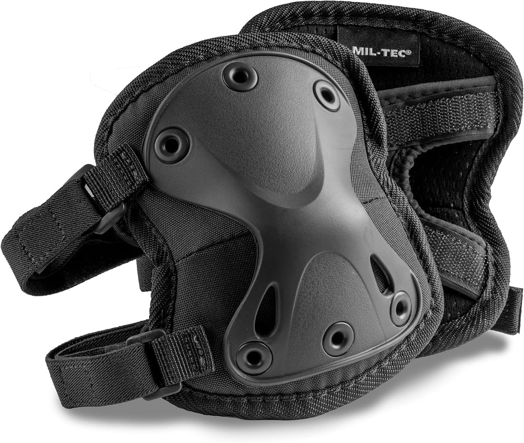 Mil-Tec Ellenbogenschützer Protect Schwarz, Schwarz