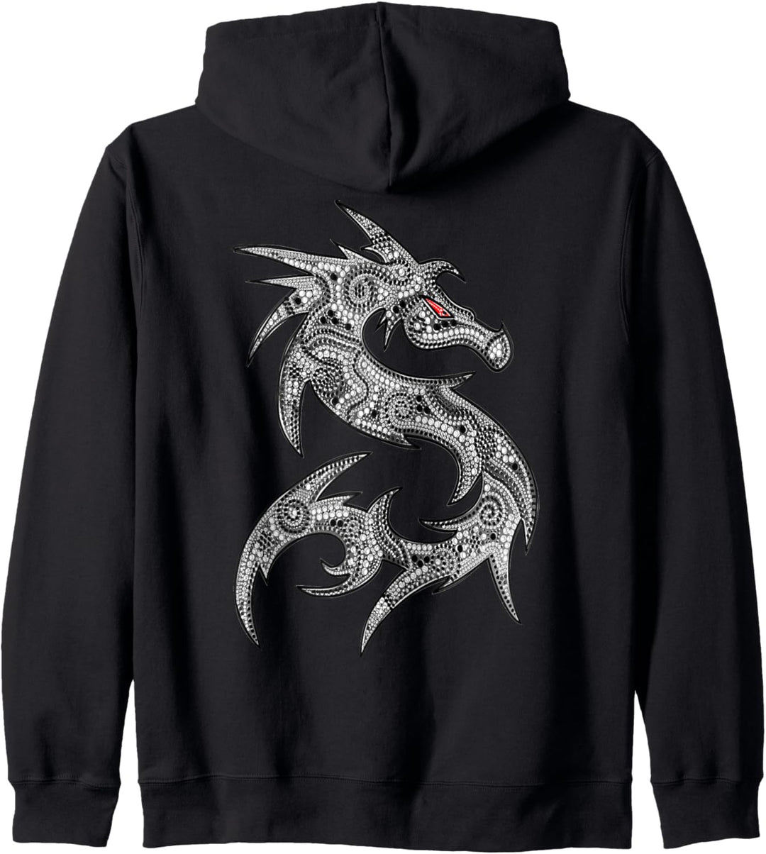 FANTASY DRAGON - dot painting art 2 - Fan Fun Kapuzenjacke
