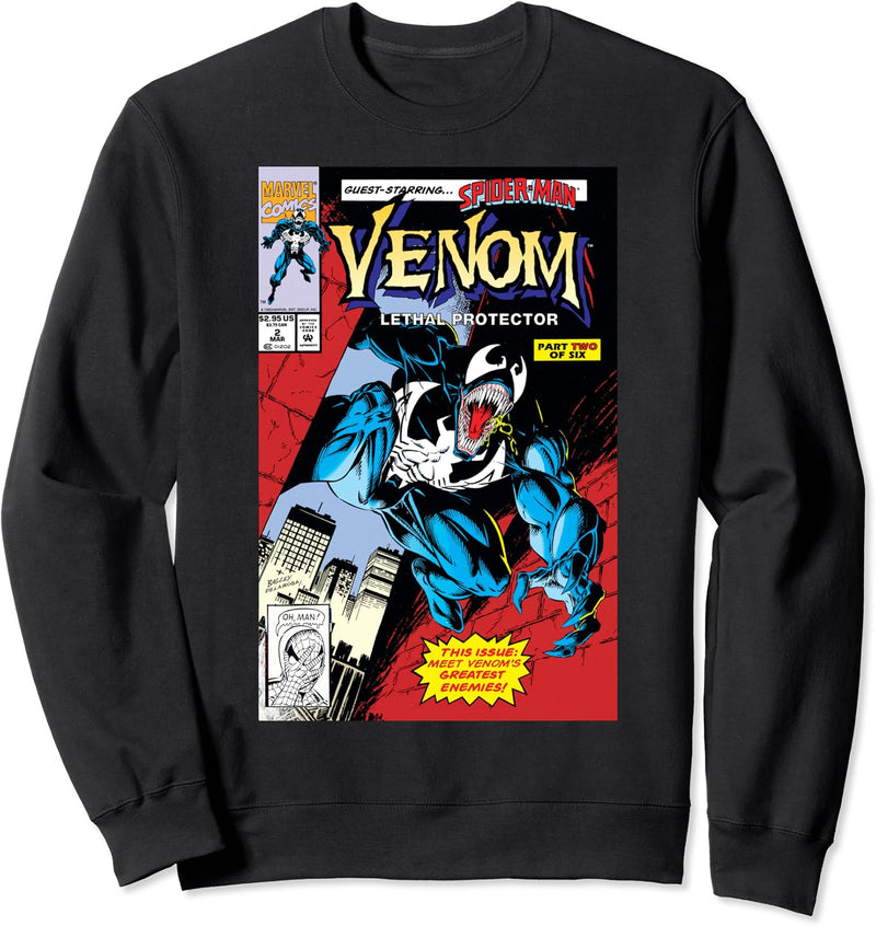 Marvel Venom Lethal Protector Retro Comic Sweatshirt