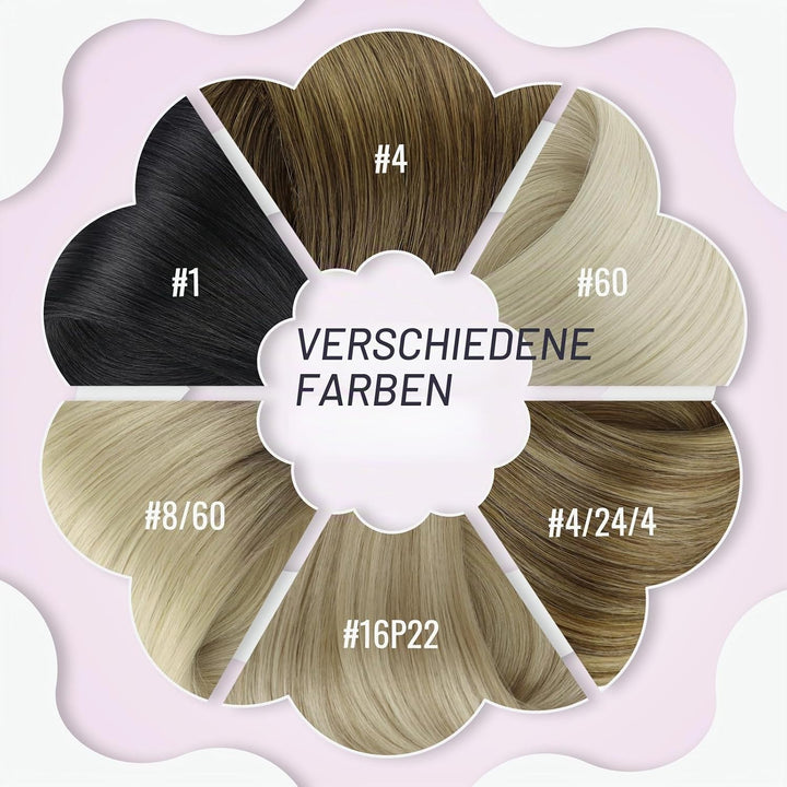 Fshine 1g Bondings Echthaar Extensions 50cm Highlight Aschblond Mit Bleiche Blonde UTip Echthaar Haa