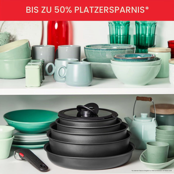 Tefal Ingenio Daily Chef On Kochgeschirr-Set, 10-teilig, Pfannen, Töpfe, Induktion, widerstandsfähig