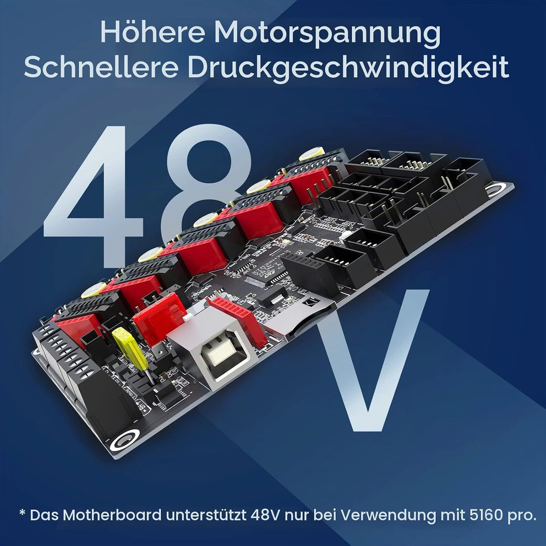 BIGTREETECH SKR 3 EZ Mainboard Silent Motherboard 48 V Hochgeschwindigkeitsdruckunterstützung Marlin