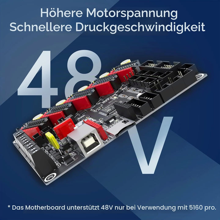 BIGTREETECH SKR 3 EZ Mainboard Silent Motherboard 48 V Hochgeschwindigkeitsdruckunterstützung Marlin