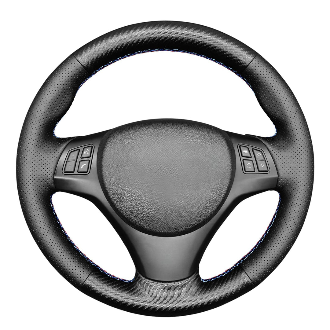 MEWANT Lenkradhülle für BMW (M Sport) 1er E87 / E81 / E82 (Coupe) / E88 (Cabrio) / M E82 / 3er E90 (