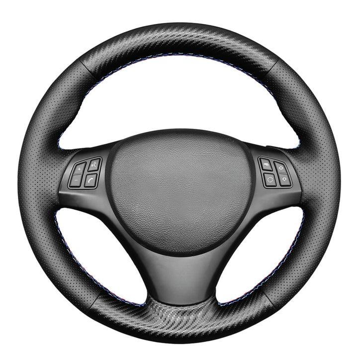 MEWANT Lenkradhülle für BMW (M Sport) 1er E87 / E81 / E82 (Coupe) / E88 (Cabrio) / M E82 / 3er E90 (