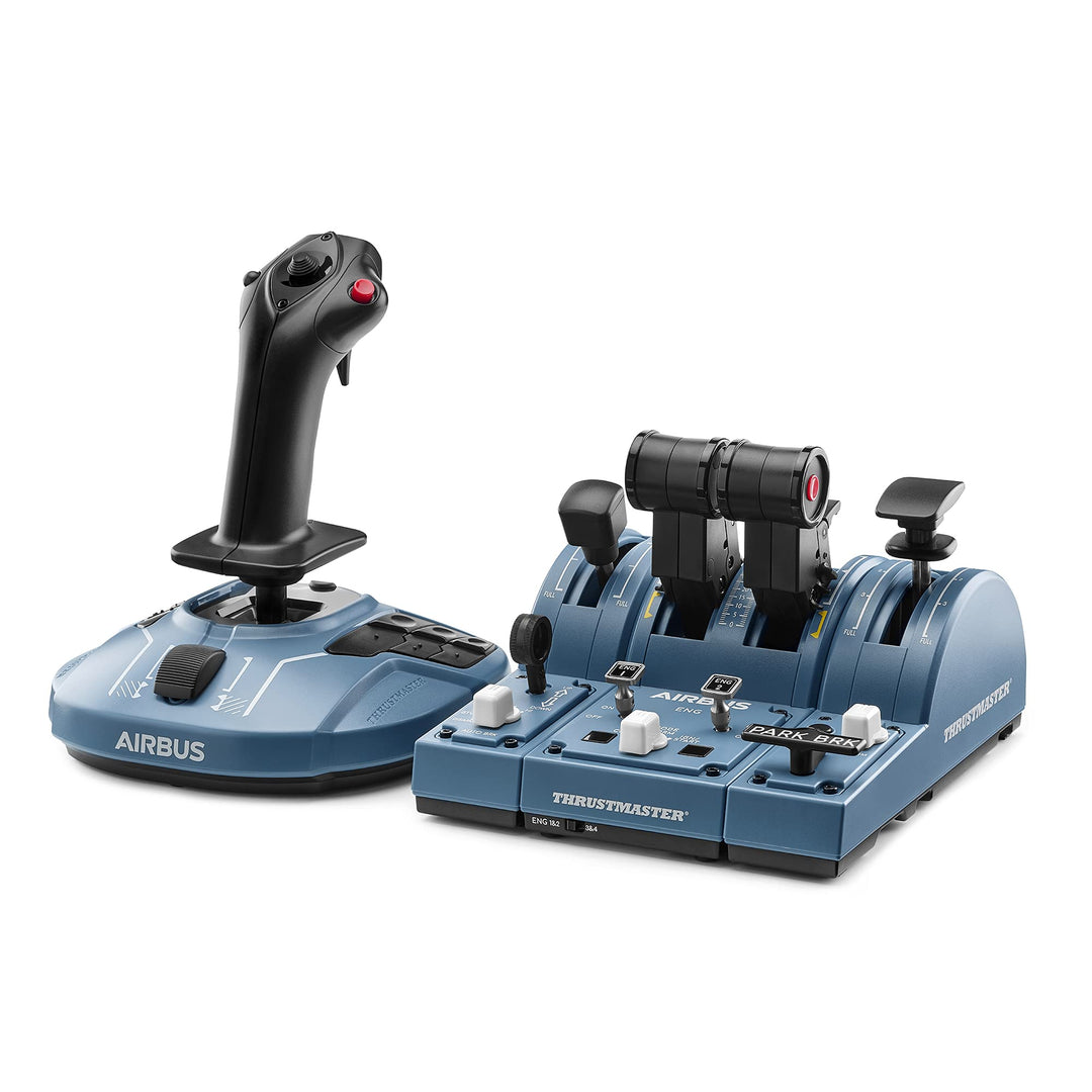 Thrustmaster TCA Captain Pack Airbus Edition - Pack bestehend aus Sidestick / Throttle / Throttle Ad