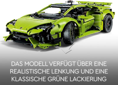 Lego 42161 Technic Lamborghini Huracán Tecnica Spielzeugauto-Modellbausatz, Rennwagen-Bauset für Kin