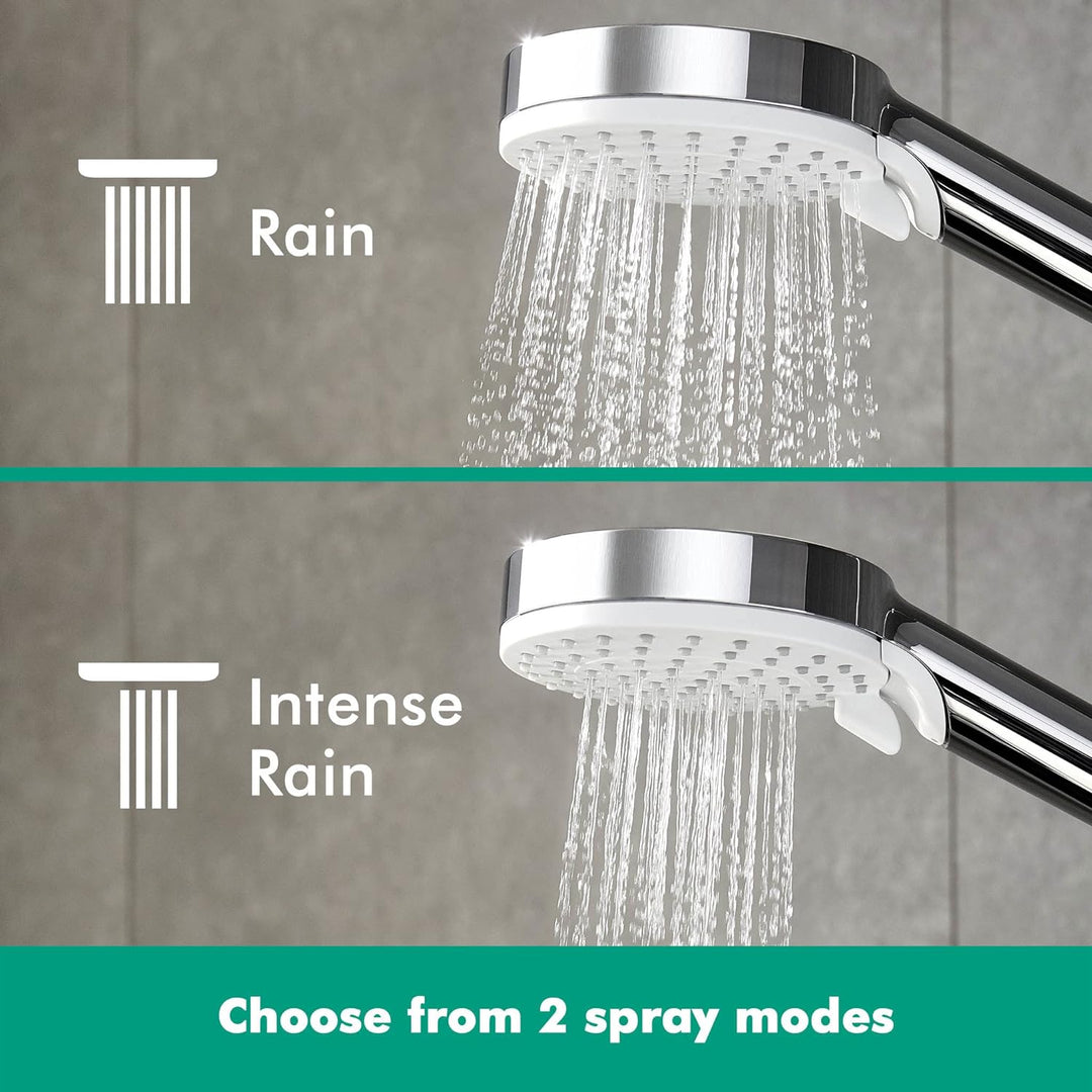 hansgrohe Crometta S Duschsäule 240 1-strahlig, chrom, 27267000 Kopfbrause: 1 Strahlart mit