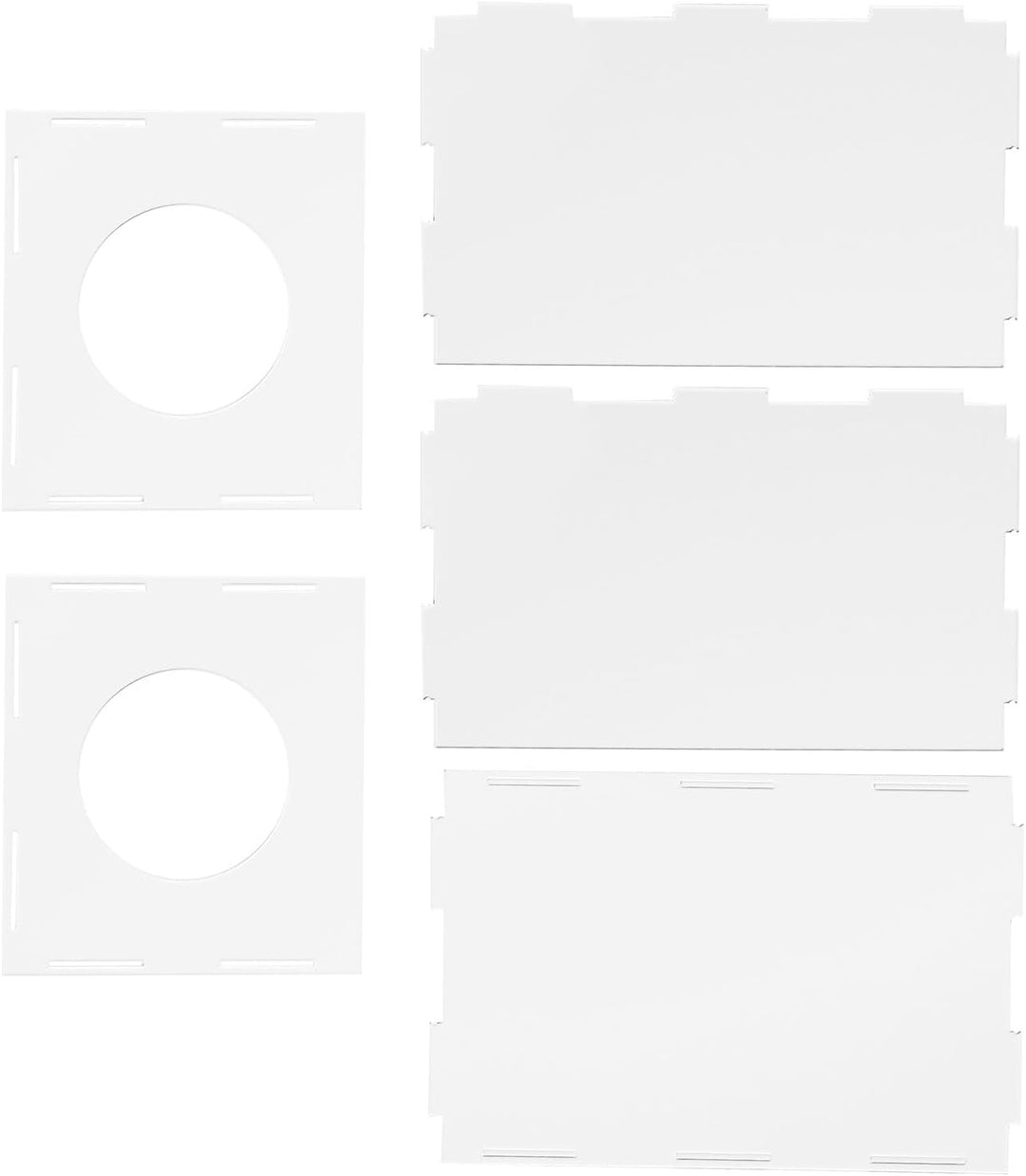 Geschlossener Schleifstaubkasten, Hochtransparentes Rechteck, Einfach zu Installierender Acryl-Tisch